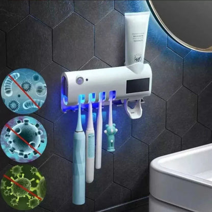 Kit Baño Higiénico: Ducha de Alta Presión + Esterilizador de Cepillos