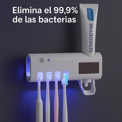 Kit Baño Higiénico: Ducha de Alta Presión + Esterilizador de Cepillos