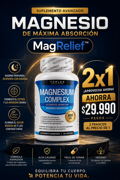 MAGNESIO COMPLEX 600MG